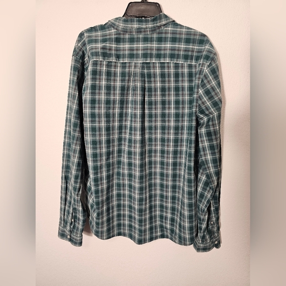 GAP Men's Casual Green Checkered Plaid Shirt Size XXL - Picture 5 of 7